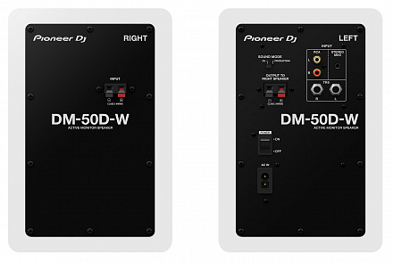 Студийные мониторы PIONEER DM-50D-W (пара)