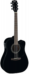 Электроакустическая гитара CORT MR-E-BKS