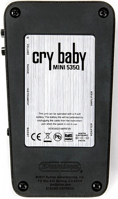 Гитарная педаль DUNLOP CBM535Q Crybaby Mini