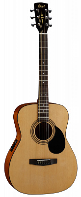 Гитарный комплект CORT AF510E NS (чехол, гитарный кабель, медиаторы)