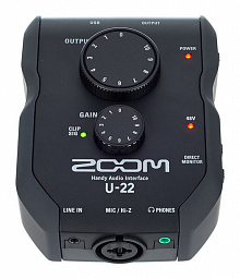 Ручной аудиоинтерфейс ZOOM U-22