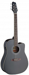Электроакустическая гитара STAGG SA40DCFI-BK