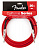 FENDER 20 CALIFORNIA INSTRUMENT CABLE CANDY APPLE RED 