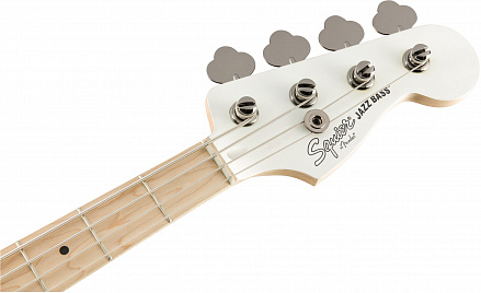 FENDER Squier Contemporary Active Jazz Bass® HH, Maple Fingerboard, Flat White