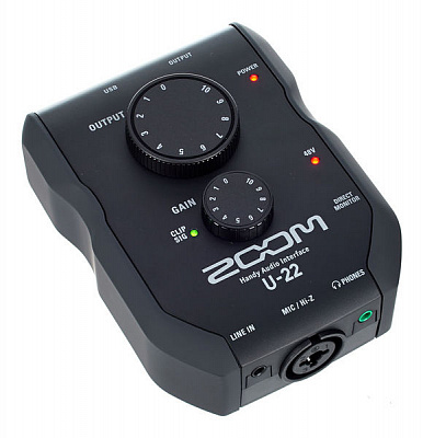 Ручной аудиоинтерфейс ZOOM U-22
